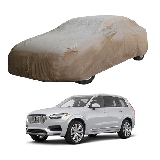 Oshotto Brown 100% Waterproof Car Body Cover with Mirror Pockets For Volvo XC90/V90