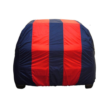 Oshotto Taffeta Car Body Cover with Mirror Pocket For Skoda Fabia (Red, Blue)
