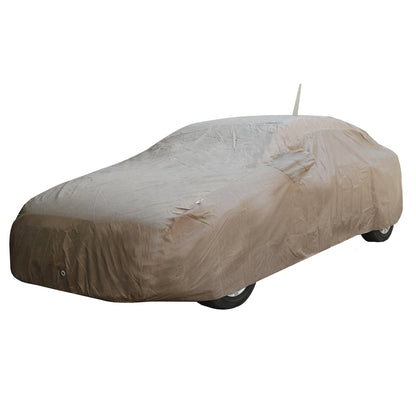 Oshotto Brown 100% Waterproof Car Body Cover with Mirror Pockets For Tata Nexon (with Antenna Pocket)