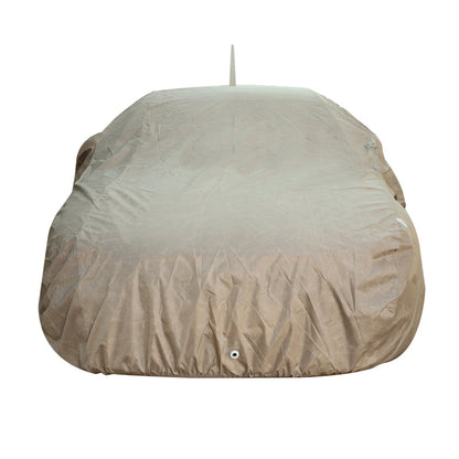 Oshotto Brown 100% Waterproof Car Body Cover with Mirror Pockets For Hyundai Venue(with Antenna Pocket)