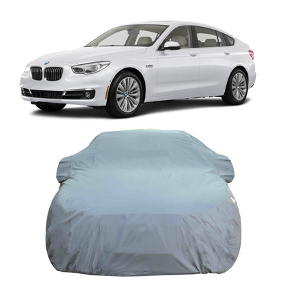 Oshotto Dark Grey 100% Anti Reflective, dustproof and Water Proof Car Body Cover with Mirror Pockets For BMW 5GT