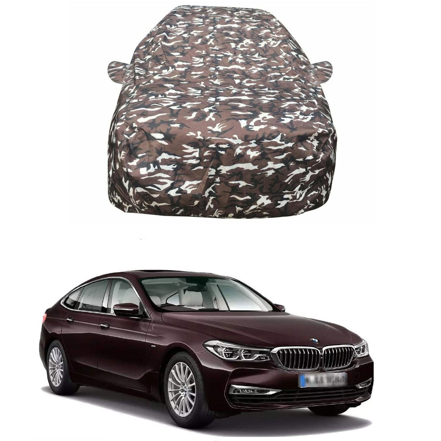 Oshotto Ranger Design Made of 100% Waterproof Car Body Cover with Mirror Pockets For BMW 6GT