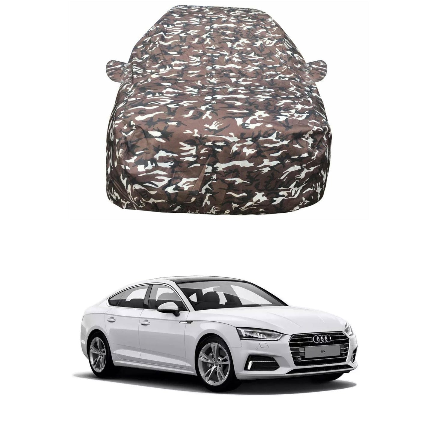 Oshotto Ranger Design Made of 100% Waterproof Fabric Car Body Cover with Mirror Pocket For Audi A5