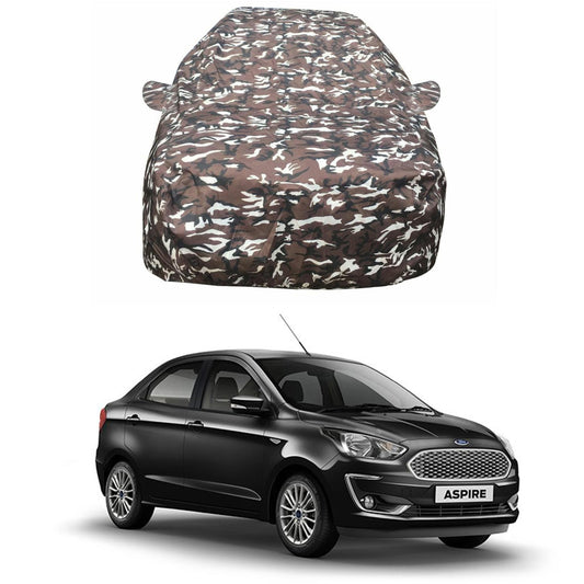 Oshotto Ranger Design Made of 100% Waterproof Fabric Car Body Cover with Mirror Pocket For Ford Aspire