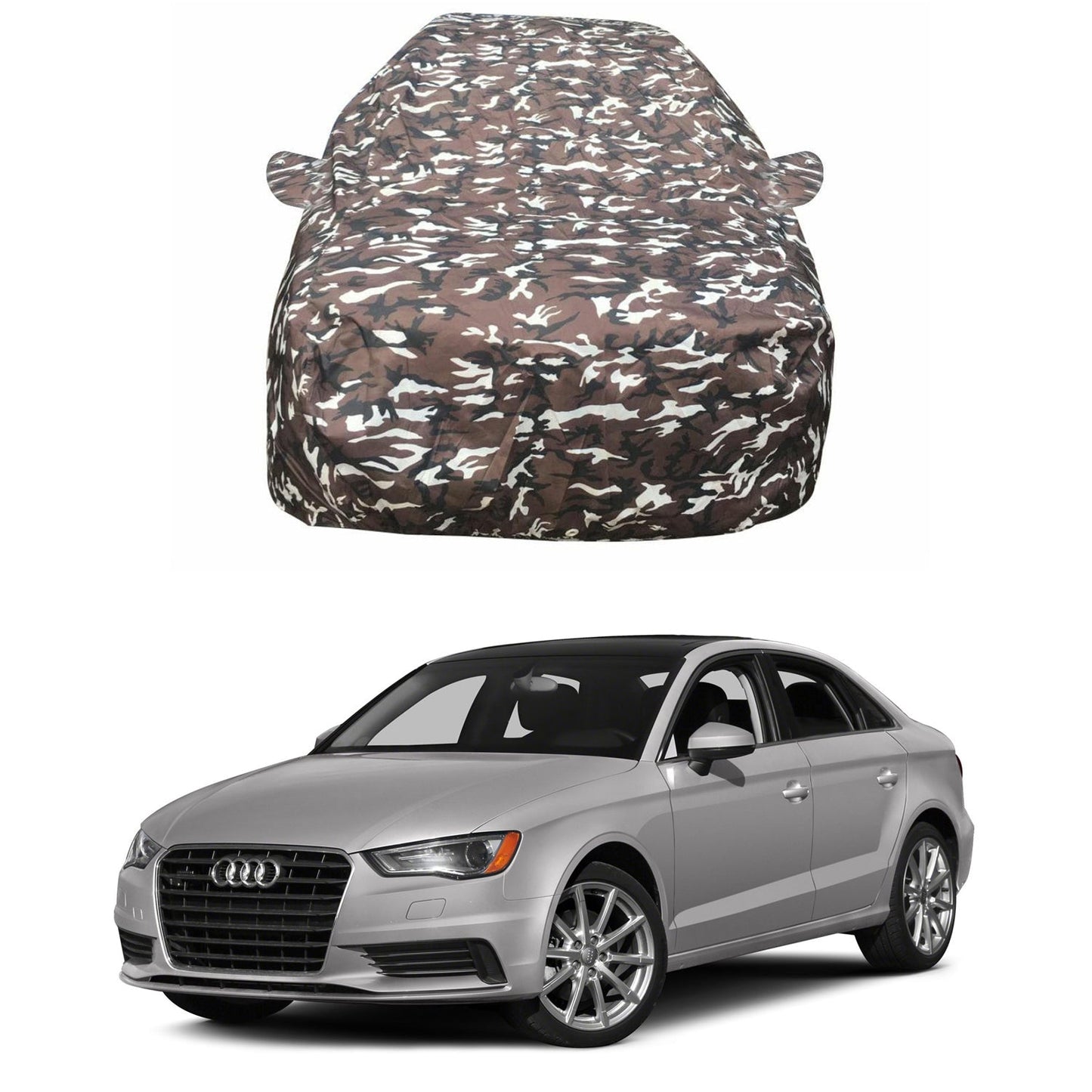 Oshotto Ranger Design Made of 100% Waterproof Fabric Car Body Cover with Mirror Pockets For Audi A3