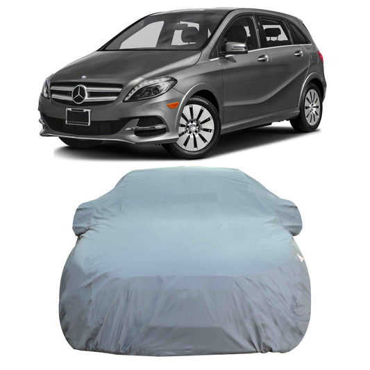 Oshotto Dark Grey 100% Anti Reflective, dustproof and Water Proof Car Body Cover with Mirror Pockets For Mercedes Benz B-Class