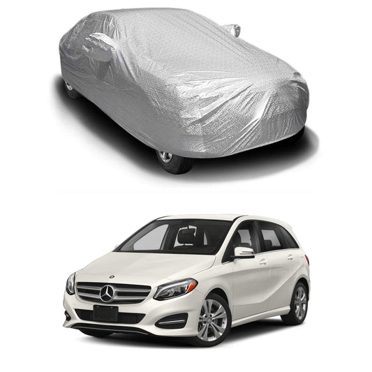 Oshotto Spyro Silver Anti Reflective, dustproof and Water Proof Car Body Cover with Mirror Pockets For Mercedes Benz B-Class