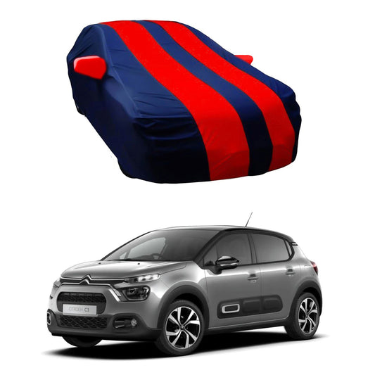 Oshotto Taffeta Car Body Cover with Mirror Pocket For Citroen C3