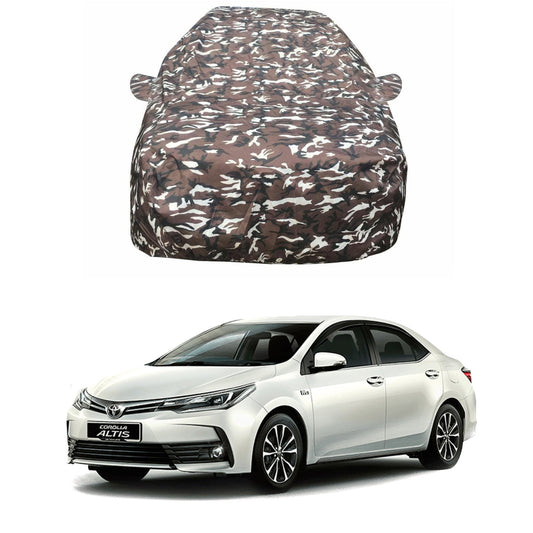 Oshotto Ranger Design Made of 100% Waterproof Fabric Car Body Cover with Mirror Pockets For Toyota Corolla Altis