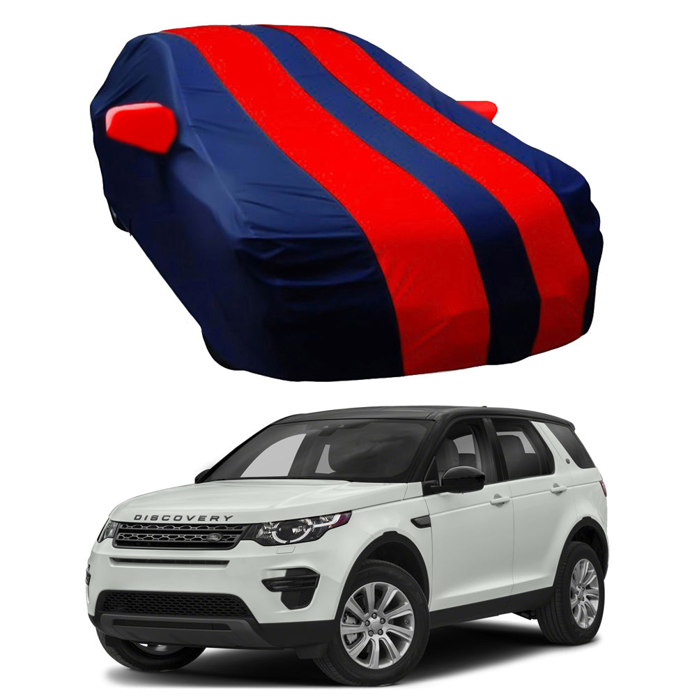 Oshotto Taffeta Car Body Cover with Mirror Pocket For Land Rover Discover Sport (Red, Blue)