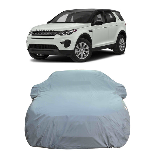 Oshotto Dark Grey 100% Anti Reflective, dustproof and Water Proof Car Body Cover with Mirror Pockets For Land Rover Discovery Sport