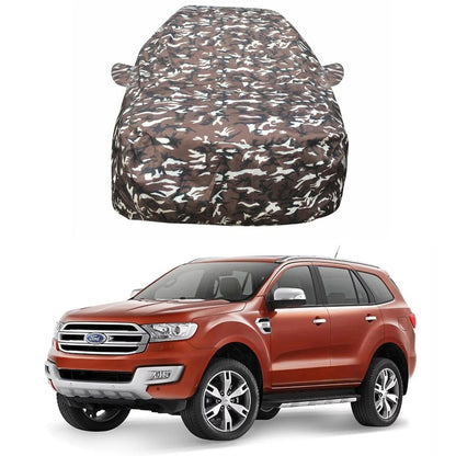 Oshotto Ranger Design Made of 100% Waterproof Fabric Car Body Cover with Mirror Pocket For Ford New Endeavour