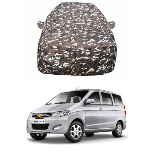 Oshotto Ranger Design Made of 100% Waterproof Fabric Car Body Cover with Mirror Pocket For Chevrolet Enjoy