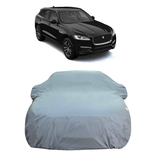 Oshotto Dark Grey 100% Anti Reflective, dustproof and Water Proof Car Body Cover with Mirror Pockets For Jaguar F-PACE