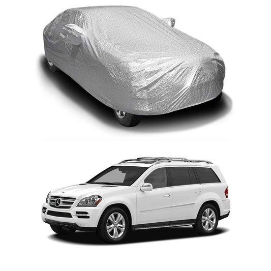 Oshotto Spyro Silver Anti Reflective, dustproof and Water Proof Car Body Cover with Mirror Pockets For Mercedes Benz GL/GLS