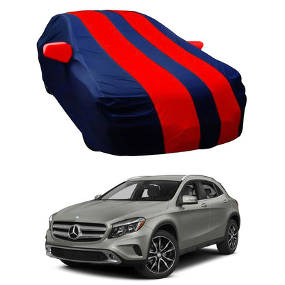 Oshotto Taffeta Car Body Cover with Mirror Pocket For Mercedes Benz GLA (Red, Blue)