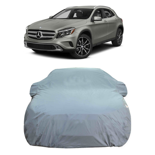 Oshotto Dark Grey 100% Anti Reflective, dustproof and Water Proof Car Body Cover with Mirror Pocket For Mercedes Benz GLA