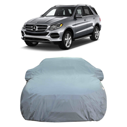 Oshotto Dark Grey 100% Anti Reflective, dustproof and Water Proof Car Body Cover with Mirror Pockets For Mercedes Benz GLE