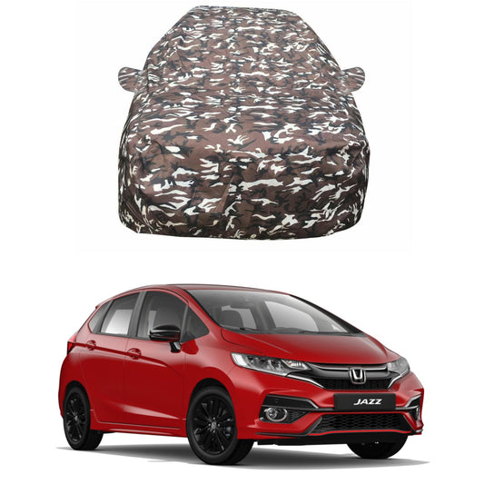 Oshotto Ranger Design Made of 100% Waterproof Fabric Car Body Cover with Mirror Pockets For Honda Jazz