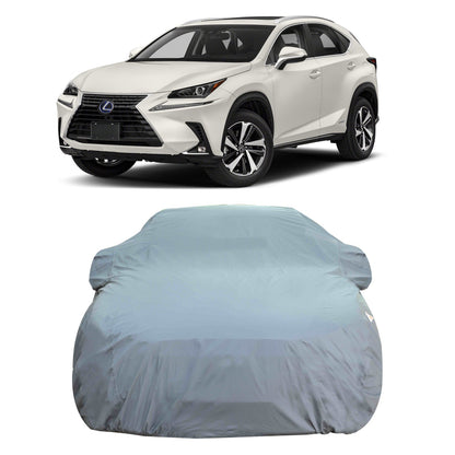 Oshotto Dark Grey 100% Anti Reflective, dustproof and Water Proof Car Body Cover with Mirror Pockets For Lexus NX