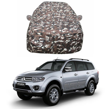 Oshotto Ranger Design Made of 100% Waterproof Fabric Car Body Cover with Mirror Pockets For Mitsubishi Pajero Sport