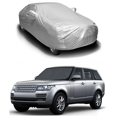 Oshotto Spyro Silver Anti Reflective, dustproof and Water Proof Car Body Cover with Mirror Pockets For Range Rover Autobiography