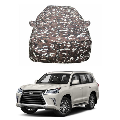 Oshotto Ranger Design Made of 100% Waterproof Fabric Multicolor Car Body Cover with Mirror Pockets For Lexus LX 570