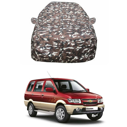 Oshotto Ranger Design Made of 100% Waterproof Fabric Car Body Cover with Mirror Pocket For Chevrolet Tavera
