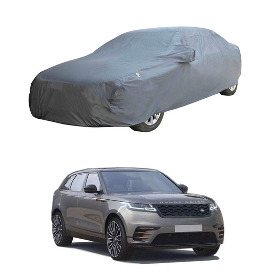 Oshotto Dark Grey 100% Anti Reflective, dustproof and Water Proof Car Body Cover with Mirror Pockets For Range Rover Velar