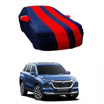 Oshotto Taffeta Car Body Cover with Mirror Pocket For Maruti Suzuki Grand Vitara 2022 Onwards