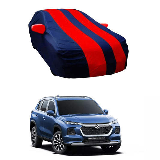 Oshotto Taffeta Car Body Cover with Mirror Pocket For Maruti Suzuki Grand Vitara 2022 Onwards