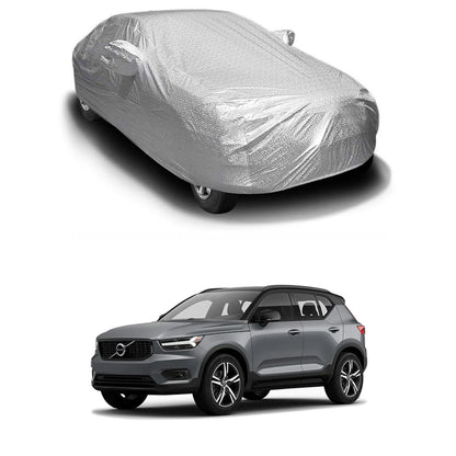 Oshotto Spyro Silver Anti Reflective, dustproof and Water Proof Car Body Cover with Mirror Pockets For Volvo XC40/V40