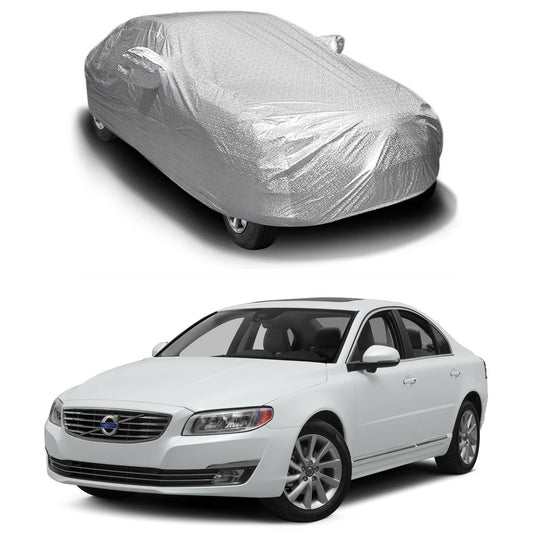 Oshotto Spyro Silver Anti Reflective, dustproof and Water Proof Car Body Cover with Mirror Pockets For Volvo S-80