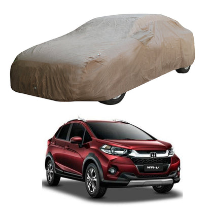 Oshotto Brown 100% Waterproof Car Body Cover with Mirror Pockets For Honda W-Rv