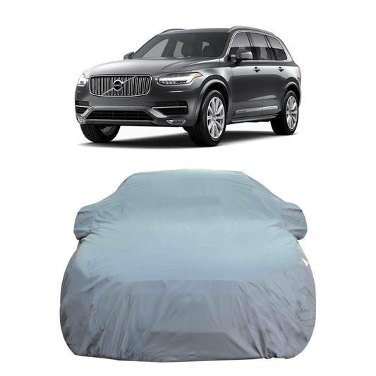 Oshotto Dark Grey 100% Anti Reflective, dustproof and Water Proof Car Body Cover with Mirror Pocket For Volvo XC90/V90