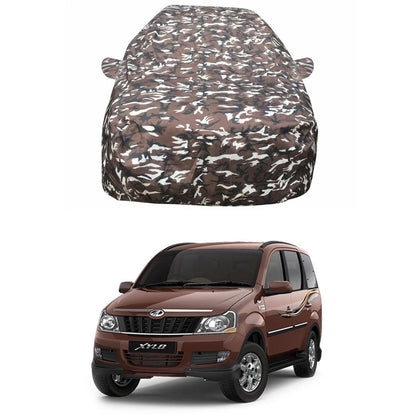 Oshotto Ranger Design Made of 100% Waterproof Fabric Car Body Cover with Mirror Pocket For Mahindra Xylo/Quanto
