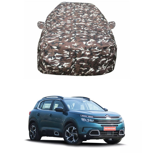 Oshotto Ranger Design Made of 100% Waterproof Car Body Cover with Mirror Pockets For Citroen C5 Aircross