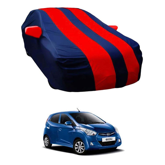 Oshotto Taffeta Car Body Cover with Mirror Pocket For Hyundai EON (Red, Blue)