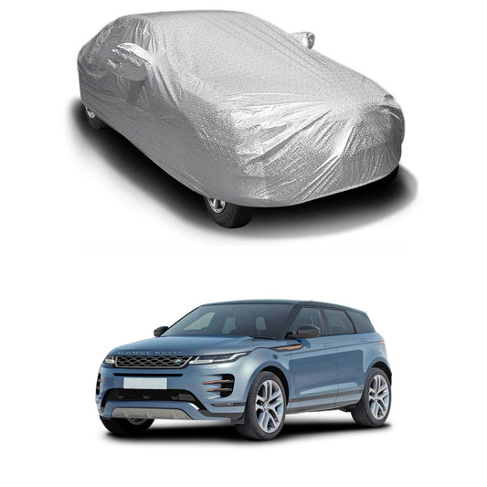 Oshotto Spyro Silver Anti Reflective, dustproof and Water Proof Car Body Cover with Mirror Pockets For Range Rover Evoque