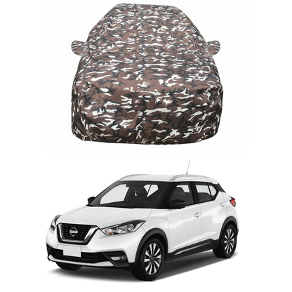 Oshotto Ranger Design Made of 100% Waterproof Multicolor Car Body Cover with Mirror Pockets For Nissan Kicks