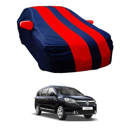 Oshotto Taffeta Car Body Cover with Mirror Pocket For Renault Lodgy (Red, Blue)