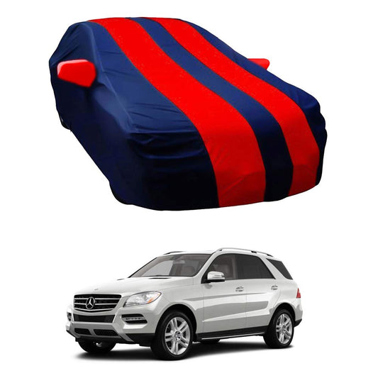 Oshotto Taffeta Car Body Cover with Mirror Pocket For Mercedes Benz Ml 250/350 (Red, Blue)