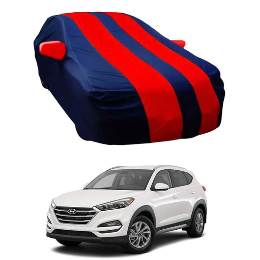 Oshotto Taffeta Car Body Cover with Mirror Pocket For Hyundai Tucson (Red, Blue)