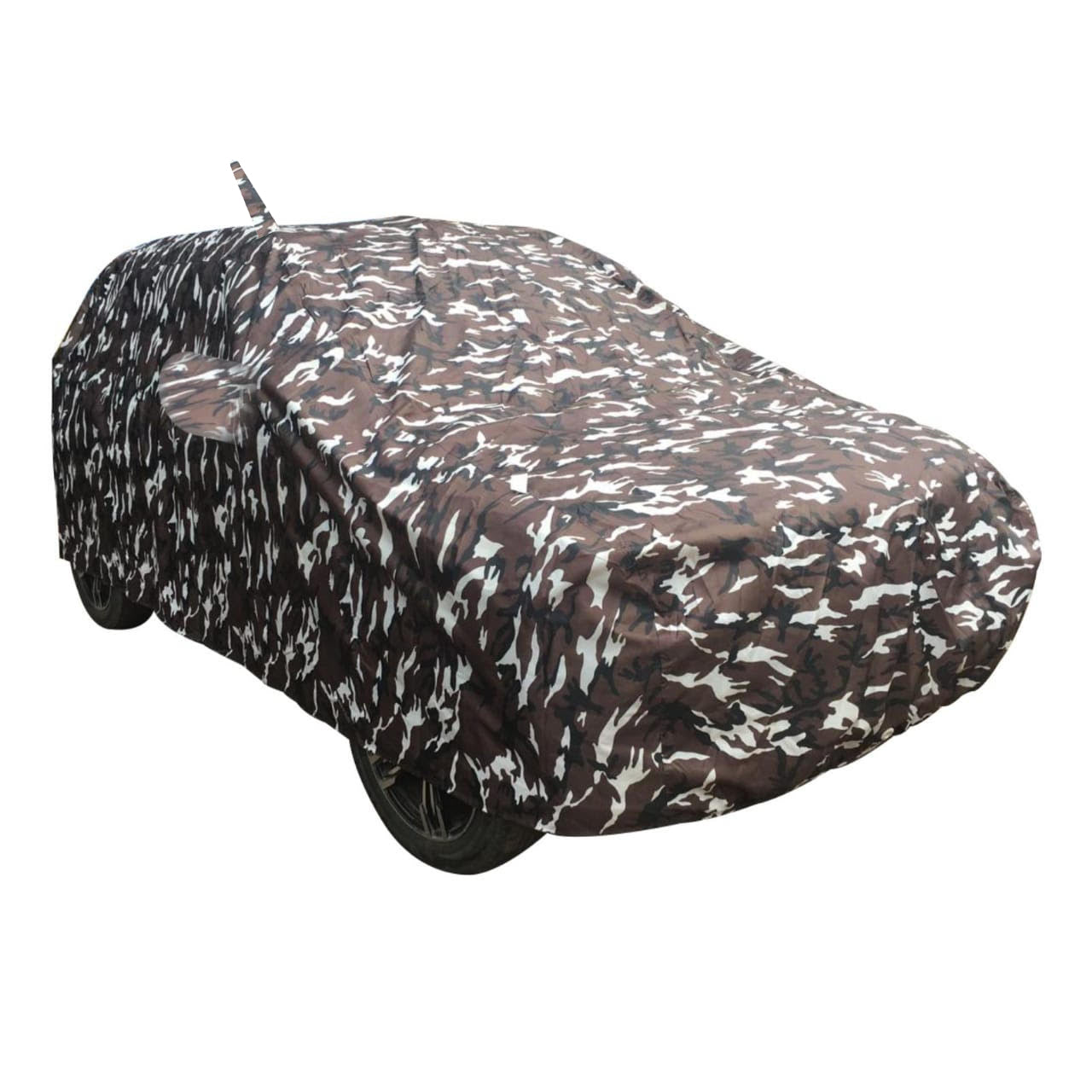 Oshotto Ranger Design Made of 100% Waterproof Fabric Car Body Cover with Mirror Pockets For Hyundai Xcent (with Antenna Pocket)