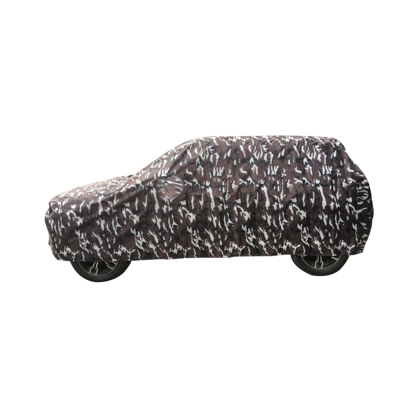 Oshotto Ranger Design Made of 100% Waterproof Fabric Multicolor Car Body Cover with Mirror Pockets For Tata Harrier