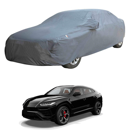 Oshotto Dark Grey 100% Anti Reflective, dustproof and Water Proof Car Body Cover with Mirror Pockets For Lamborghini Urus