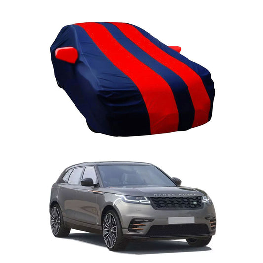 Oshotto Taffeta Car Body Cover with Mirror Pocket For Range Rover Velar (Red, Blue)