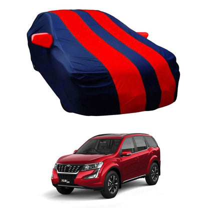 Oshotto Taffeta Car Body Cover with Mirror Pocket For Mahindra XUV-500 (Red, Blue)